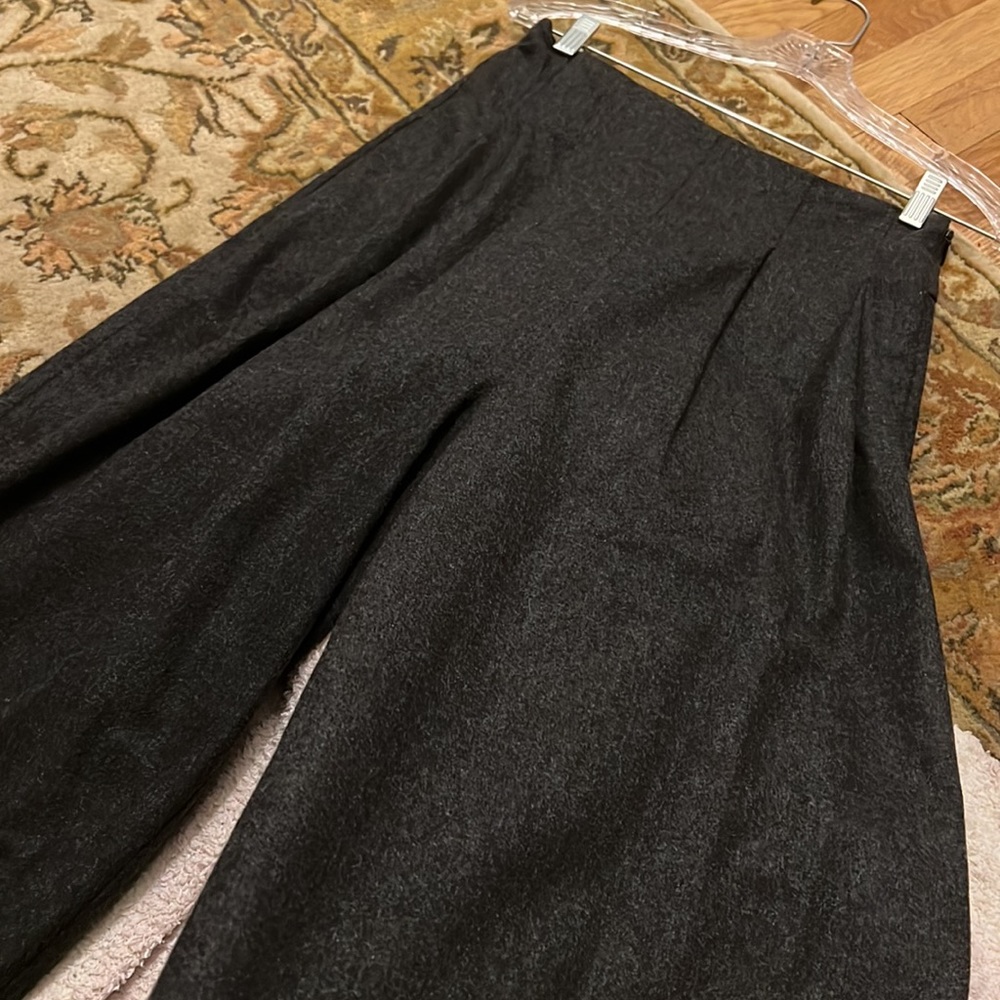 COS wide leg wool/cashmere blend gray palazzo pants